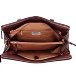 LouLou Laptop schoudertas OLIVIA Ruby