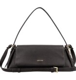 LouLou ISA Chocolade Torte Gold – Bruine leren overslagtas met gouden details