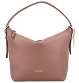 LouLou LOIS Mocha Mousse Gold – Zachtroze leren hobo / crossbody tas