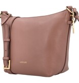 LouLou LOIS Mocha Mousse Gold – Zachtroze leren hobo / crossbody tas