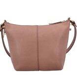 LouLou LOIS Mocha Mousse Gold – Zachtroze leren hobo / crossbody tas