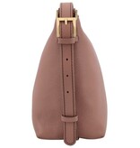 LouLou LOIS Mocha Mousse Gold – Zachtroze leren hobo / crossbody tas