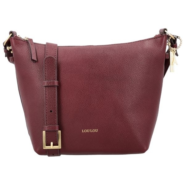 LouLou LOIS Ruby Gold – Ruby leren hobo / crossbody tas