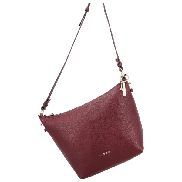 LouLou LOIS Ruby Gold – Ruby leren hobo / crossbody tas