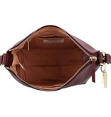 LouLou LOIS Ruby Gold – Ruby leren hobo / crossbody tas
