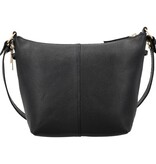 LouLou LOIS Black Gold – zwarte  leren hobo / crossbody tas