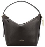 LouLou LOIS Chocolade Torte Gold – Bruine leren hobo / crossbody tas