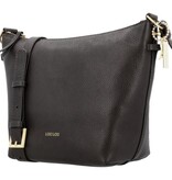 LouLou LOIS Chocolade Torte Gold – Bruine leren hobo / crossbody tas