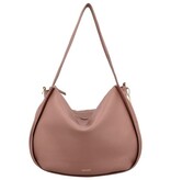 LouLou  LOU L Mocha Mousse Gold – leren shopper met gouden details