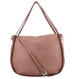 LouLou  LOU L Mocha Mousse Gold – leren shopper met gouden details