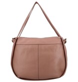 LouLou  LOU L Mocha Mousse Gold – leren shopper met gouden details