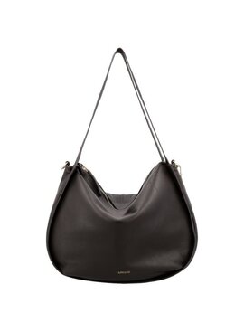 LouLou LOU L Chocolade Torte Gold – Bruine leren shopper met RFID en gouden details LouLou LOU L Chocolade Torte Gold – Bruine leren shopper met RFID en gouden details