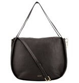 LouLou LOU L Chocolade Torte Gold – Bruine leren shopper met RFID en gouden details