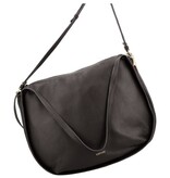 LouLou LOU L Chocolade Torte Gold – Bruine leren shopper met RFID en gouden details