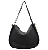 LouLou LOU L Black Gold – Zwarte leren shopper met gouden hardware en RFID