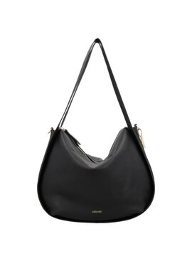 LouLou LOU L Black Gold – Zwarte leren shopper met gouden hardware en RFID LouLou LOU L Black Gold – Zwarte leren shopper met gouden hardware en RFID