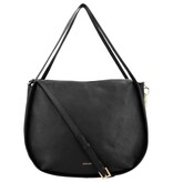 LouLou LOU L Black Gold – Zwarte leren shopper met gouden hardware en RFID