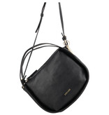 LouLou LOU L Black Gold – Zwarte leren shopper met gouden hardware en RFID