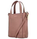 LouLou NAOMI Mocha Mousse Gold – roze crossbodytas met RFID