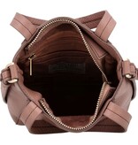 LouLou NAOMI Mocha Mousse Gold – roze crossbodytas met RFID