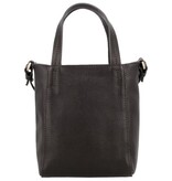 LouLou NAOMI Chocolate Torte Gold – bruine crossbodytas met RFID