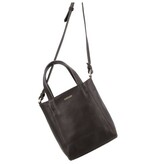 LouLou NAOMI Chocolate Torte Gold – bruine crossbodytas met RFID