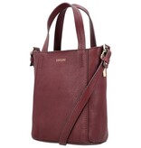 LouLou NAOMI Ruby Gold – rode crossbodytas met RFID