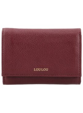 LouLou PETITE FLEUR Ruby Gold – robijnrode portemonnee met RFID