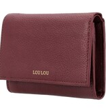LouLou PETITE FLEUR Ruby Gold – robijnrode portemonnee met RFID