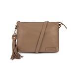 Bag2Bag Aulac – platte leren crossbody tas