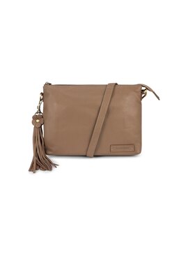 Bag2Bag Aulac – platte leren crossbody tas