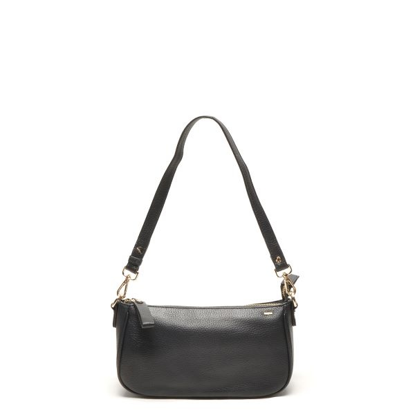 Berba Leren Mini shoulderbag avignon 625-825-00 Zwart