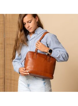 Chesterfield Leren Schoudertas Viamonte