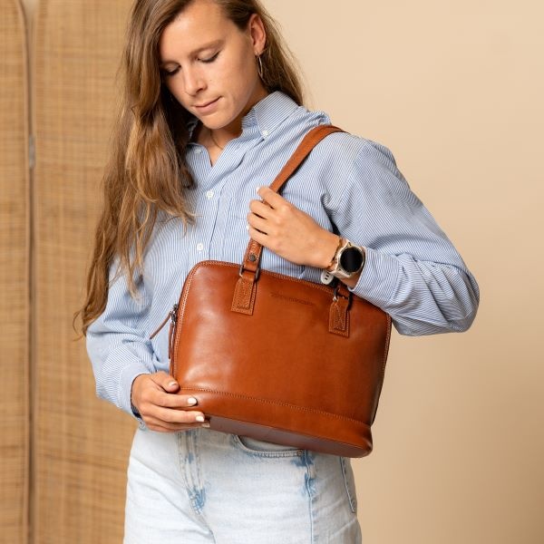 Chesterfield Leren Schoudertas Viamonte
