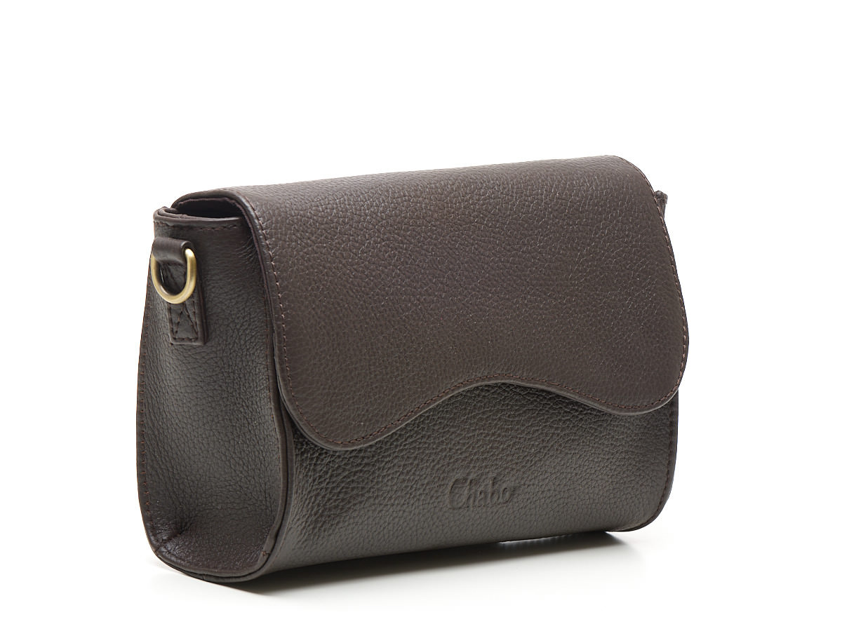 Chabo Schoudertas Britt Bag Black Chocolate