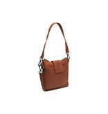 Chesterfield Leren Schoudertas Calora