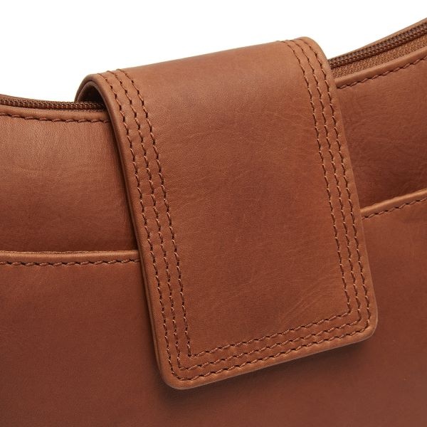 Chesterfield Leren Schoudertas Calora