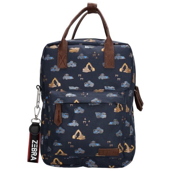 Zebra Trends Boys Rugzak bouwvoertuigen