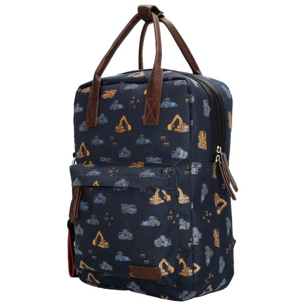 Zebra Trends Boys Rugzak bouwvoertuigen