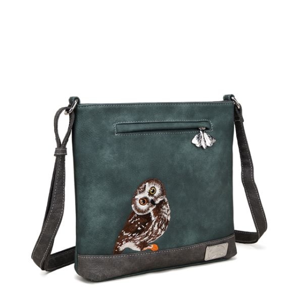 Hi Di Hi Schoudertas Appetizer  d.blue/grey APP24