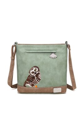 Hi Di Hi Schoudertas Appetizer  l.Green/brown APP25