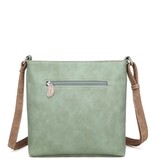 Hi Di Hi Schoudertas Appetizer  l.Green/brown APP25