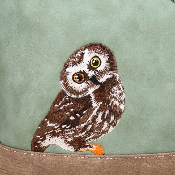 Hi Di Hi Schoudertas Appetizer  l.Green/brown APP25