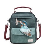 Hi Di Hi Schoudertas Traveller TRV14 d. blue/aqua