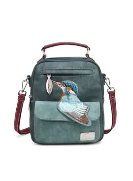 Hi Di Hi Schoudertas Traveller TRV14 d.blue/aqua