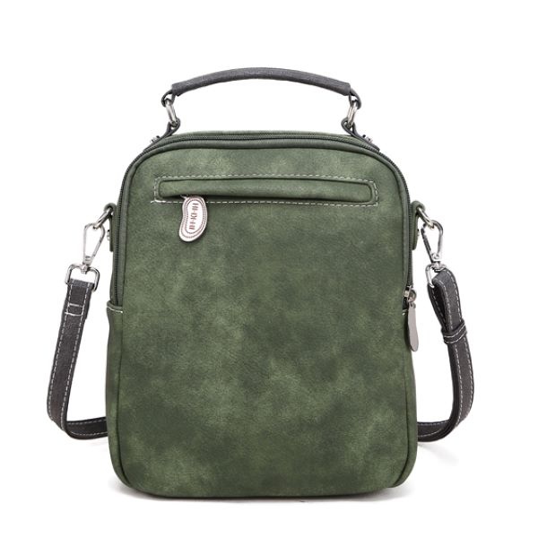 Hi Di Hi Schoudertas Traveller TRV15 d.green/l. green