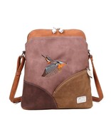 Hi Di Hi Schoudertas Whistle WH01 Lilac/Cognac