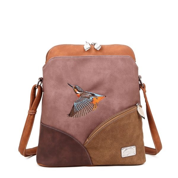 Hi Di Hi Schoudertas Whistle WH01 Lilac/Cognac