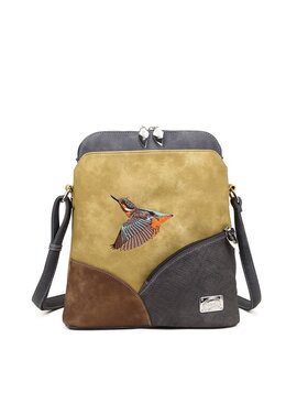 Hi Di Hi Schoudertas Whistle WH04 yellow/d.grey