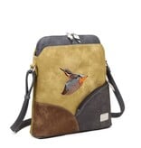 Hi Di Hi Schoudertas Whistle WH04 yellow/d.grey